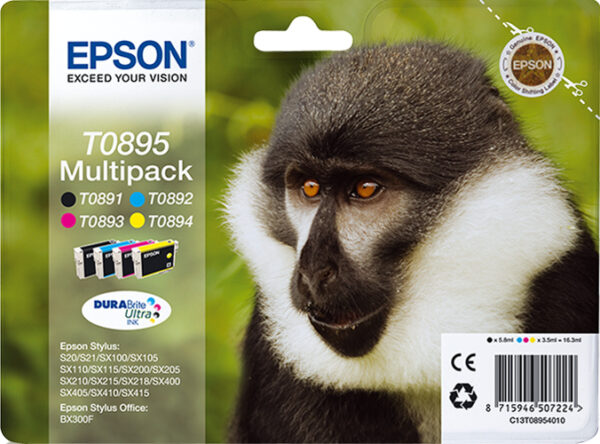 Monkey Multipack T0895 4 colores