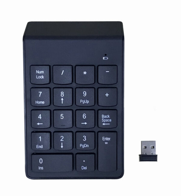 KPD-W-02 teclado numérico Portátil/PC Bluetooth Negro