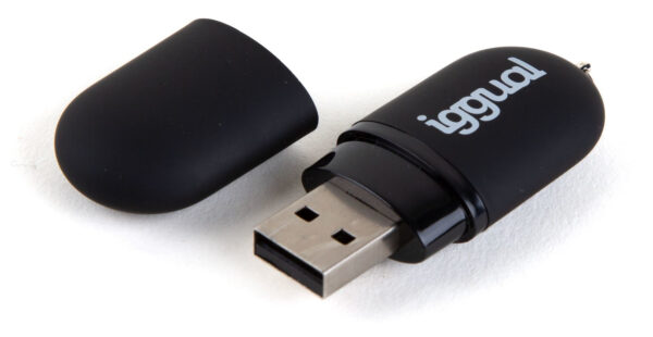 Lápiz USB 2.0 16GB PEN16 negro con tapa