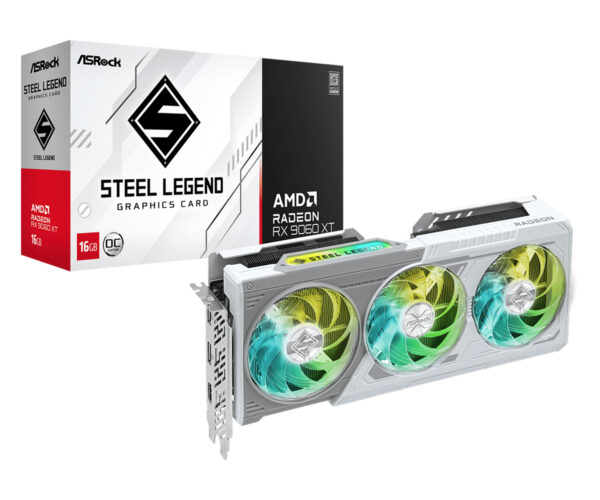 AMD Radeon RX 9060 XT Steel Legend 16GB OC GDDR6