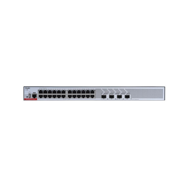 RG-CS83-24GT4XS-P switch Gestionado L3 Gigabit Ethernet (10/100/1000) Energía sobre Ethernet (PoE) 1U Gris