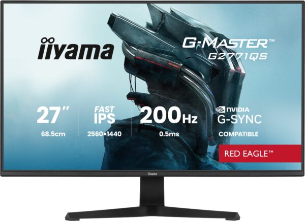 G-MASTER G2771QS-B1 pantalla para PC 68,6 cm (27") 2560 x 1440 Pixeles Wide Quad HD Negro