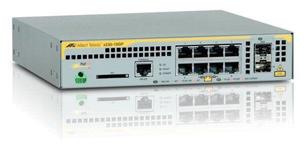 AT-x230-10GP-50 Gestionado L2+ Gigabit Ethernet (10/100/1000) Energía sobre Ethernet (PoE) Gris