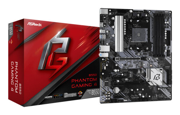 B550 Phantom Gaming 4 AMD B550 Zócalo AM4 ATX