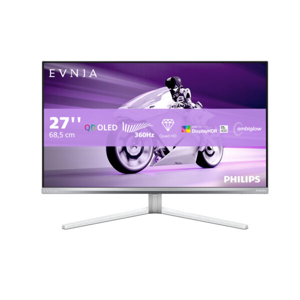 Evnia 8000 27M2N8500/00 pantalla para PC 67,3 cm (26.5") 2560 x 1440 Pixeles Quad HD QD-OLED Blanco