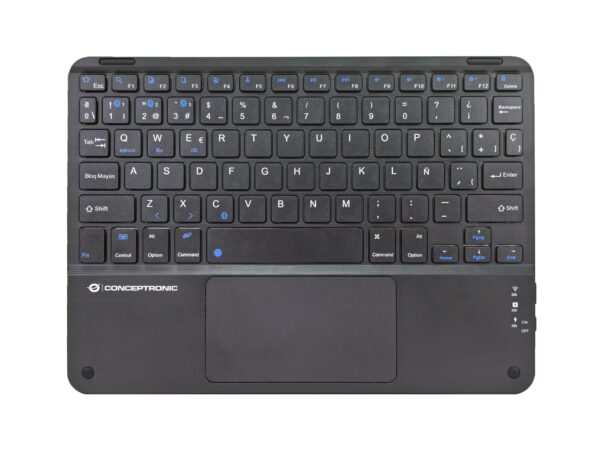TOBIN01BES teclado Universal Bluetooth QWERTY Español Negro