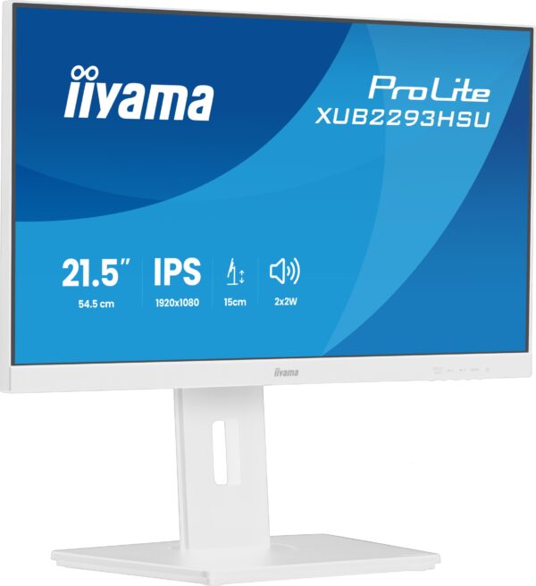 ProLite XUB2293HSU-W7 pantalla para PC 54,6 cm (21.5") 1920 x 1080 Pixeles Full HD LED Blanco