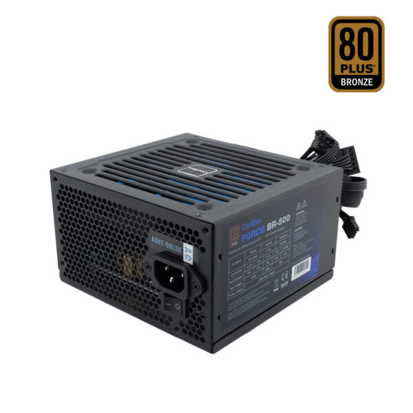 FUENTE DE ALIMENTACION ATX FORCE-BR 500W 80+ BRONZE RETAIL (100V-240V)