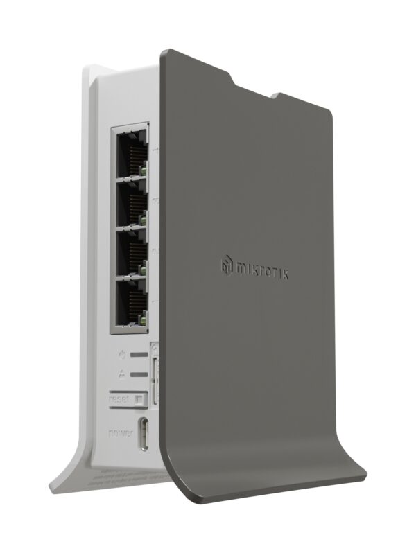 hAP ax lite LTE6 router inalámbrico Gigabit Ethernet Banda única (2,4 GHz) Gris, Blanco