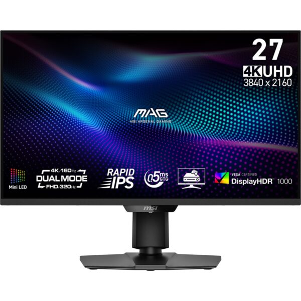 MAG 274UPDF E16M pantalla para PC 68,6 cm (27") 3840 x 2160 Pixeles 4K Ultra HD LED Negro