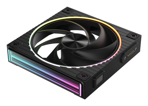 ZM-DF120 BLACK sistema de refrigeración para ordenador Placa base Ventilador 12,4 cm Negro 1 pieza(s)