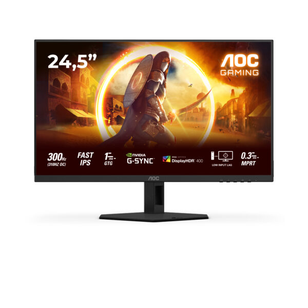 G4 25G4SRE pantalla para PC 62,2 cm (24.5") 1920 x 1080 Pixeles Full HD LED Negro, Rojo