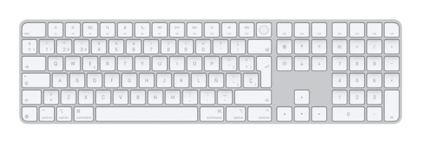 Magic teclado Universal USB + Bluetooth QWERTY Español Blanco