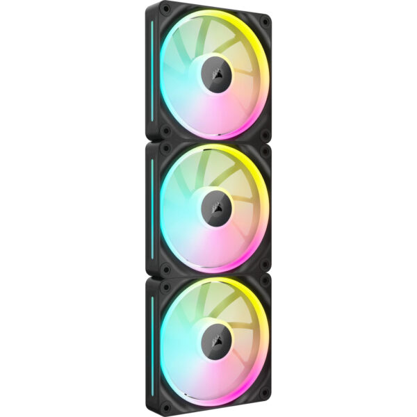 iCUE LINK LX120 RGB Carcasa del ordenador Ventilador 12 cm Negro 3 pieza(s)