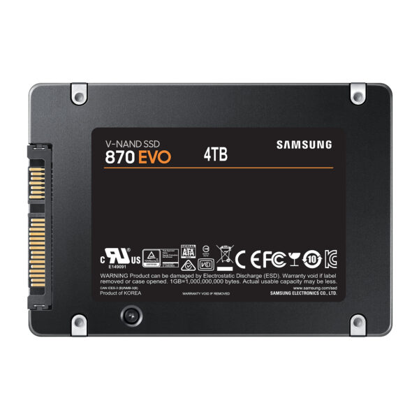 870 EVO 4 TB 2.5" Serial ATA III V-NAND MLC