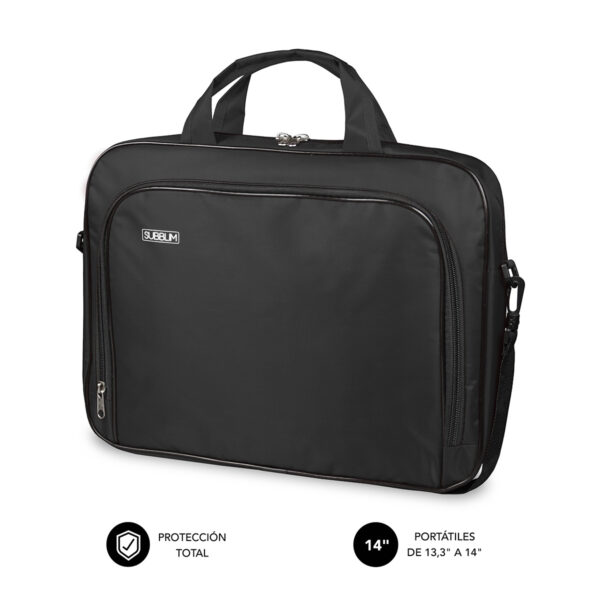 Maletín Ordenador Oxford Laptop Bag 13,3"-14" Black