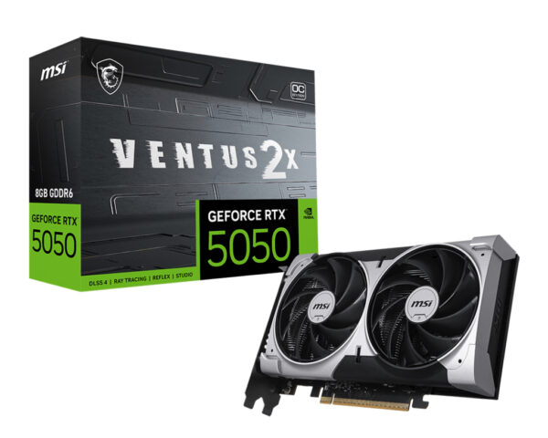 GEFORCE RTX 5050 8G VENTUS 2X OC tarjeta gráfica NVIDIA 8 GB GDDR6