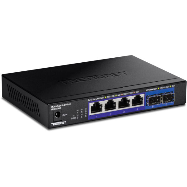 TEG-S562 switch No administrado 2.5G Ethernet (100/1000/2500) Negro