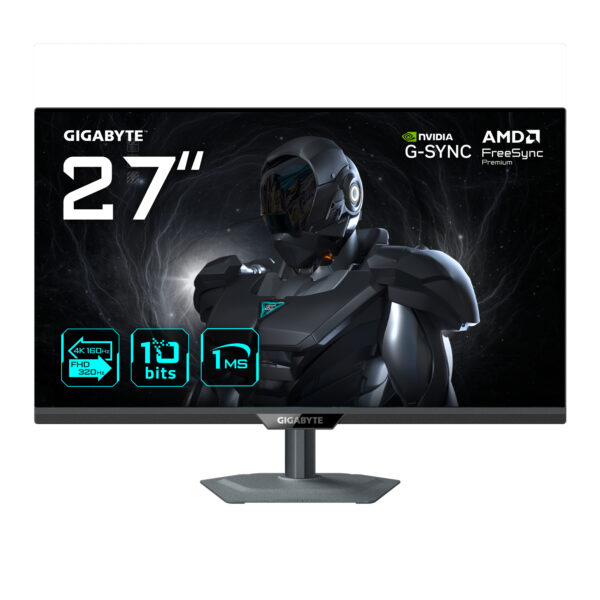 G27UP Monitor de juego 27 4K UHD - Modo dual (4K 160Hz o FHD 320Hz), 3840 x 2160, 1ms, 400 cd/m², FreeSync Premium, HDR10, HDMI 2.1, DisplayPort 1.4