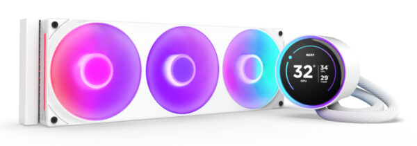 Kraken Elite 360 RGB Procesador Sistema de refrigeración líquida todo en uno 12 cm Blanco 1 pieza(s)