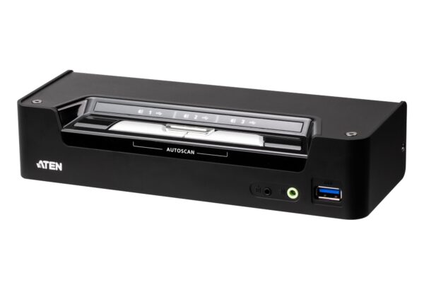 Switch KVMP híbrido USB-C DisplayPort de 3 puertos