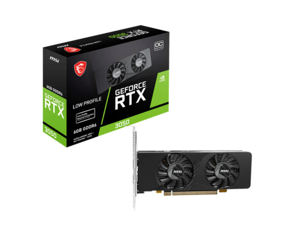 GEFORCE RTX 3050 LP E 6G OC tarjeta gráfica NVIDIA 6 GB GDDR6