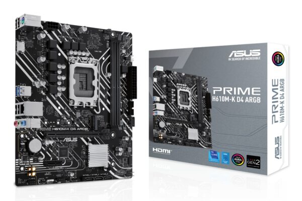 PRIME H610M-K D4 ARGB Intel H610 LGA 1700 micro ATX