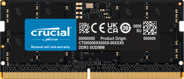 CT16G56C46S5 módulo de memoria 16 GB 1 x 16 GB DDR5 262-pin SO-DIMM ECC