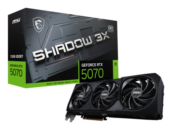 GeForce RTX 5070 12G SHADOW 3X OC NVIDIA 12 GB GDDR7