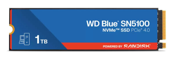 WD Blue SN5100 1 TB M.2 PCI Express 4.0 NVMe QLC 3D NAND
