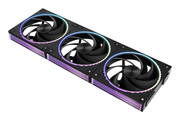 ZM-DF120 A3 BLACK sistema de refrigeración para ordenador Placa base Ventilador 12,4 cm Negro 1 pieza(s)