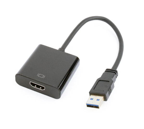 A-USB3-HDMI-02 Adaptador gráfico USB 1920 x 1080 Pixeles Negro