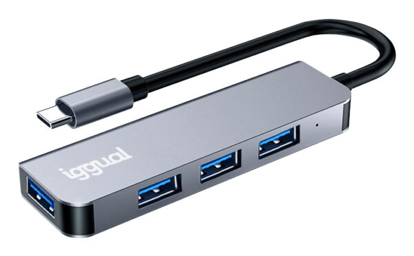 Hub USB 3.0 tipo C x 4 puertos USB-A 3.0