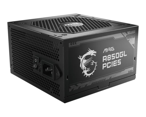 MAG A850GL PCIE5 unidad de fuente de alimentación 850 W 20+4 pin ATX ATX Negro