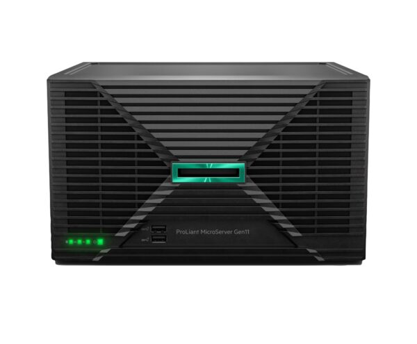 ProLiant MicroServer Gen11 E-2414 2.6GHz 4-core 1P 16GB-U VROC 4LFF-NHP 180W External PS Server