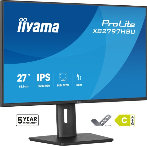 ProLite XB2797HSU-B1 pantalla para PC 68,6 cm (27") 1920 x 1080 Pixeles Full HD LED Negro