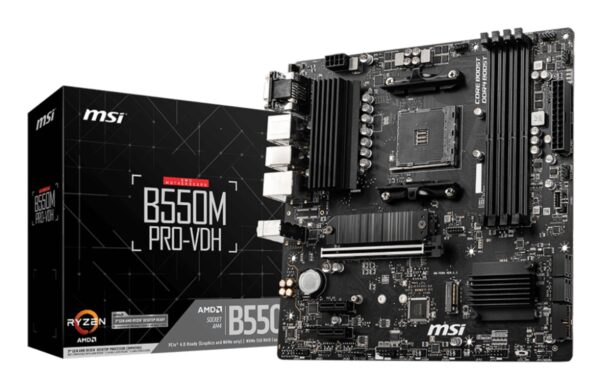 B550M PRO-VDH placa base AMD B550 Zócalo AM4 micro ATX