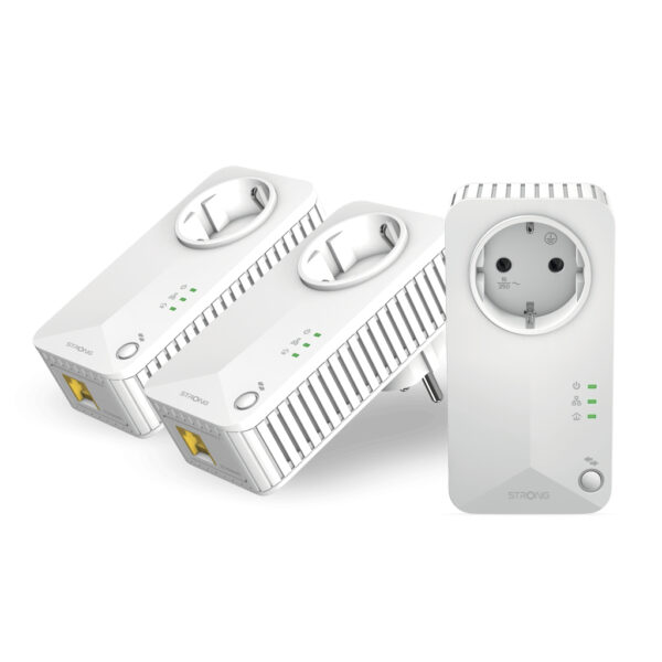 Powerline 600 Triple Pack EU V2 600 Mbit/s Ethernet Blanco 3 pieza(s)