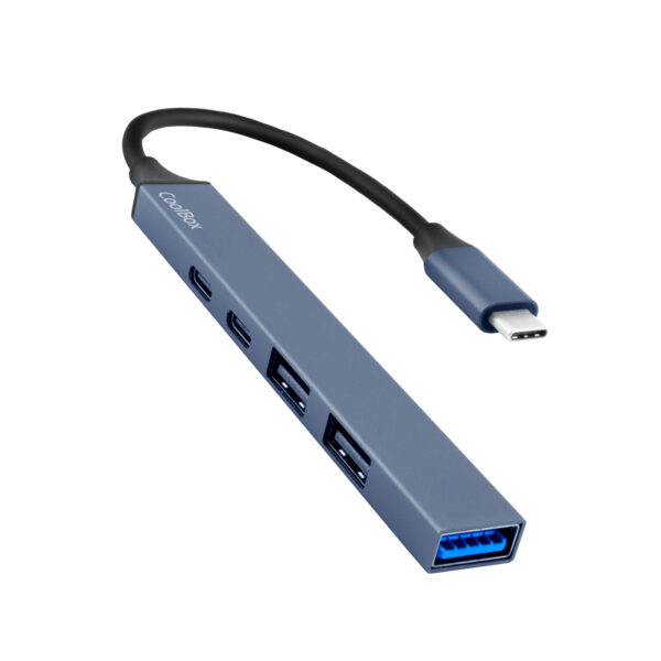 MINIDOCK 5 ALUMINIO USB-C + PD 100W/2X USB-A/1X USB-C/1X USB-A 3.2 GEN1