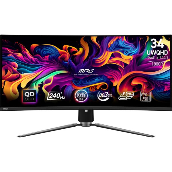 MPG 341CQPX QD-OLED pantalla para PC 86,4 cm (34") 3440 x 1440 Pixeles UltraWide Quad HD Negro