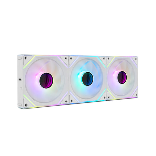 Hummer Pro Link Carcasa del ordenador Refrigerador de aire 12 cm Blanco 3 pieza(s)