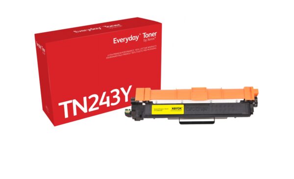Everyday El tóner Everyday Amarillo de Xerox es compatible con Brother TN-243Y, Capacidad estándar
