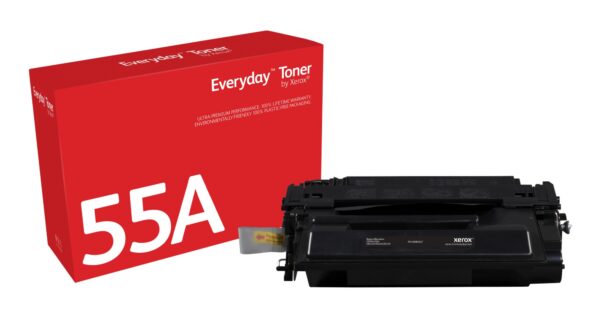 Everyday Toner EverydayNegro di Xerox compatibile con HP 55A (CE255A), Capacidad estándar