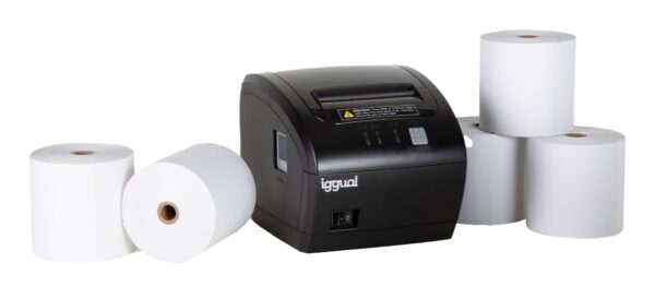 Kit impresora térmica TP EASY 80 + 5 rollos