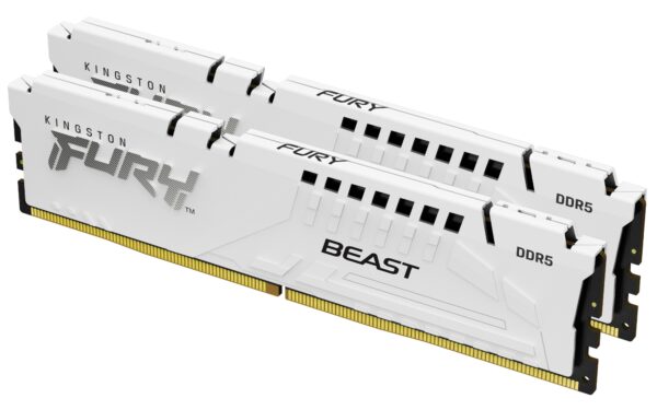FURY Beast 32GB 6000MT/s DDR5 CL36 DIMM (Kit de 2) White EXPO