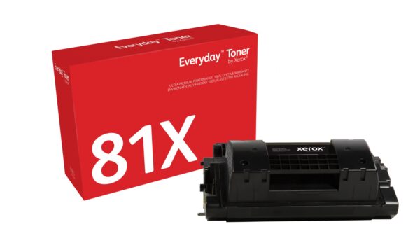 Everyday Toner EverydayNegro di Xerox compatibile con HP 81X (CF281X), Capacidad alta