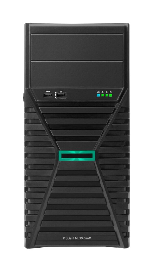 ProLiant ML30 Gen11 6325P 3.5GHz 4c 1P 1x32GB-U 4LFF 2x960GB SSD 1x1000W PS EU Server