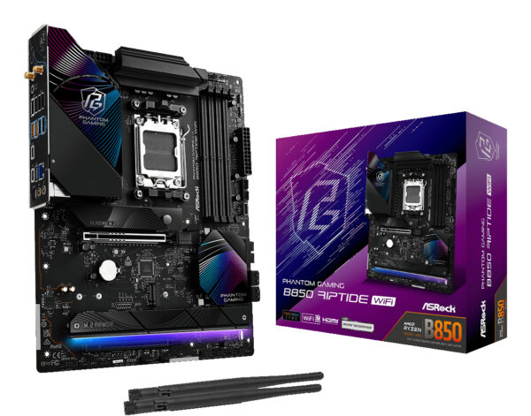 Phantom Gaming B850 Riptide WiFi AMD B850 Zócalo AM5 ATX