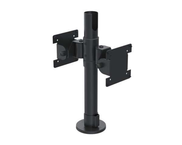 SpacePole POS SPV1103-FX-02 accesorio para terminal de punto de venta Montaje POS Negro Metal 75 x 75 mm 100 x 100 mm