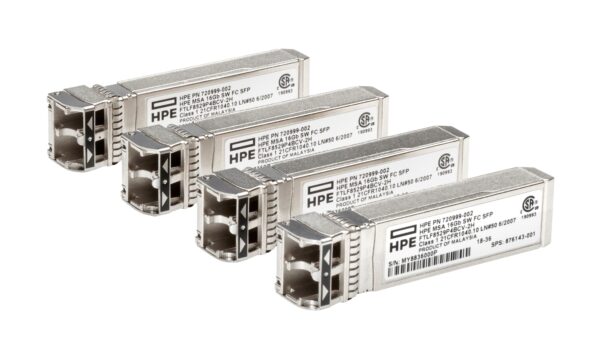 MSA 16Gb SFP+ Short Wave Fibre Channel 4-pack Transceiver Bundle